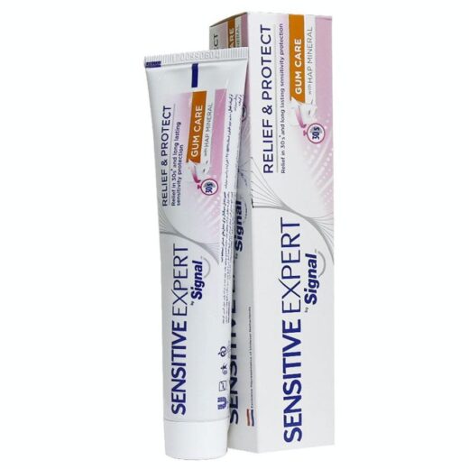 خمیر دندان برای دندان های حساس محافظ لثه gum care سیگنال