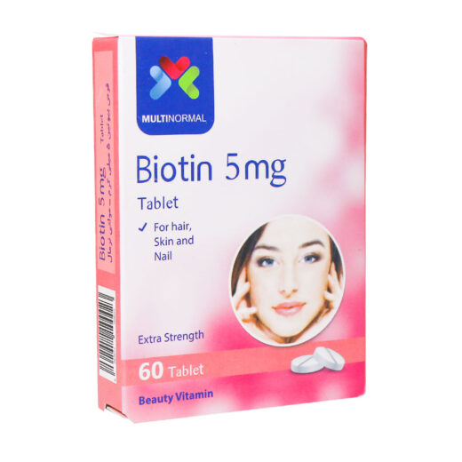 بیوتین 5 میلی (مولتی نرمال) 60عددی