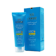 کرم ضدآفتاب رنگی spf+60 سینره 50 سی سی